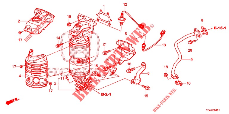CONVERTIDOR DE PAR TORSOR (2.0L) para Honda CR-V 2.0 EXCLUSIVE NAVI 5 Puertas 6 velocidades manual 2014