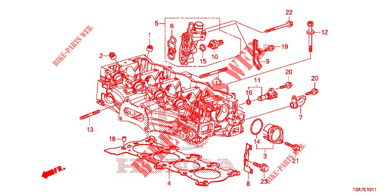 VALVULA DE CARRETE/ SENSOR PRESION ACEITE (2.0L) para Honda CR-V 2.0 EXCLUSIVE NAVI 5 Puertas 6 velocidades manual 2014