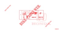 CILINDRO DE CHAVETA (INTELLIGENT) (LH) para Honda CR-V 2.0 EXCLUSIVE NAVI 5 Puertas 5 velocidades automática 2014