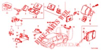 CONTROL DEL CUERPO DE LA UNIDAD DEL MÓDULO para Honda CR-V 2.0 EXCLUSIVE NAVI 5 Puertas 5 velocidades automática 2014
