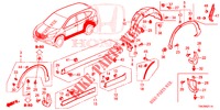 GUARNICION DE LARGUERO LATERAL/PROTECTOR  para Honda CR-V 2.0 EXCLUSIVE NAVI 5 Puertas 5 velocidades automática 2014