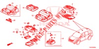 LUZ INTERIOR  para Honda CR-V 2.0 EXCLUSIVE NAVI 5 Puertas 5 velocidades automática 2014