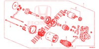 MOTOR DE ARRANQUE (DENSO) (2.0L) (1) para Honda CR-V 2.0 EXCLUSIVE NAVI 5 Puertas 5 velocidades automática 2014