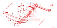 PARAGOLPES TRASERO  para Honda CR-V 2.0 EXCLUSIVE NAVI 5 Puertas 5 velocidades automática 2014