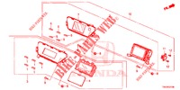 VISUALIZADOR CENTRAL (LH) para Honda CR-V 2.0 EXCLUSIVE NAVI 5 Puertas 5 velocidades automática 2014