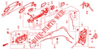 CERRADURAS DE PUERTA DEL./MANIJA EXTERIOR  para Honda CR-V 2.0 S 5 Puertas 6 velocidades manual 2014