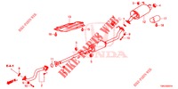 TUBERIA DE ESCAPE/SILENCIADOR (2.0L) para Honda CR-V 2.0 ELEGANCE 5 Puertas 5 velocidades automática 2015