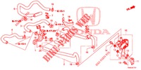 MANGUERA DE AGUA/CONDUCTO DE CALEFACTOR (LH) (2.0L) para Honda CR-V 2.0 EXCLUSIVE L 5 Puertas 6 velocidades manual 2015