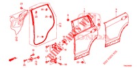 PANELES DE PUERTA TRAS.(4D)  para Honda CR-V 2.0 EXCLUSIVE L 5 Puertas 6 velocidades manual 2015
