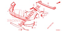 PARAGOLPES TRASERO (2) para Honda CR-V 2.0 EXCLUSIVE L 5 Puertas 6 velocidades manual 2015