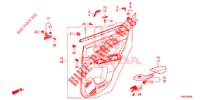 RECUBRIMIENTO DE PUERTA(4D)  para Honda CR-V 2.0 EXCLUSIVE L 5 Puertas 6 velocidades manual 2015