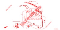 RECUBRIMIENTO PUERTA TR./ RECUBRIMIENTO DE PANEL(2D)  para Honda CR-V 2.0 EXCLUSIVE L 5 Puertas 5 velocidades automática 2015