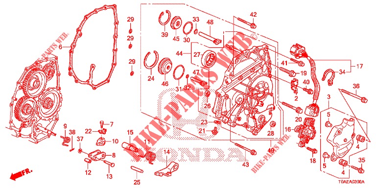 CUBIERTA LATERAL IZQ.  para Honda CR-V 2.0 EXCLUSIVE L 5 Puertas 5 velocidades automática 2015