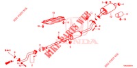 TUBERIA DE ESCAPE/SILENCIADOR (2.0L) para Honda CR-V 2.0 S 5 Puertas 5 velocidades automática 2015