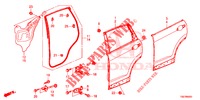 PANELES DE PUERTA TRAS.(4D)  para Honda CR-V 2.0 COMFORT 5 Puertas 5 velocidades automática 2016