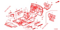 ALFOMBRA DE PISO/AISLADOR  para Honda CR-V 2.0 COMFORT 5 Puertas 9 velocidades automática 2017