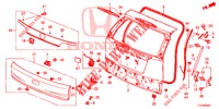 PANEL DE PUERTA TRASERA(2D)  para Honda CR-V 2.0 COMFORT 5 Puertas 6 velocidades manual 2018
