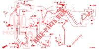 ACONDICIONADOR DE AIRE (FLEXIBLES/TUYAUX) (1.5L) (LH) (2) para Honda CR-V 1.5 BASE 5 Puertas 6 velocidades manual 2019