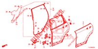PANELES DE PUERTA TRAS.(4D)  para Honda CR-V 1.5 BASE 5 Puertas 6 velocidades manual 2019