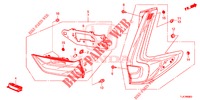 LUZ TRASERA/LUZ DE LICENCIA (PGM FI)  para Honda CR-V 1.5 MID 5 Puertas 6 velocidades manual 2019