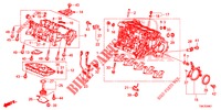 BLOQUE DE CILINDRO/COLECTOR DE ACEITE (DIESEL) (1.6L) para Honda CR-V DIESEL 1.6 COMFORT 5 Puertas 6 velocidades manual 2014