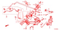 BRAZO INFERIOR TRASERO/VARILLA DE RADIO  para Honda CR-V DIESEL 1.6 COMFORT 5 Puertas 6 velocidades manual 2014