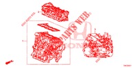 CONJ. DE MOTOR/ENS. DE TRANSMISION (DIESEL) (1.6L) para Honda CR-V DIESEL 1.6 COMFORT 5 Puertas 6 velocidades manual 2014