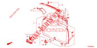 RECUBRIMIENTO PUERTA TR./ RECUBRIMIENTO DE PANEL(2D)  para Honda CR-V DIESEL 1.6 COMFORT 5 Puertas 6 velocidades manual 2014