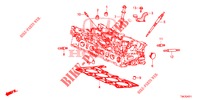 SELLO DE VAPOR DE VALVULA/BUJIA INCANDESCENCIA (DIESEL) (1.6L) para Honda CR-V DIESEL 1.6 COMFORT 5 Puertas 6 velocidades manual 2014