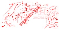 ACONDICIONADOR DE AIRE (FLEXIBLES/TUYAUX) (DIESEL) (1.6L) (LH) para Honda CR-V DIESEL 1.6 ELEGANCE 5 Puertas 6 velocidades manual 2014