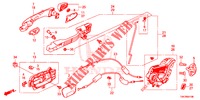 CERRADURAS PUERTA TRAS./MANIJA EXTERIOR  para Honda CR-V DIESEL 1.6 ELEGANCE 5 Puertas 6 velocidades manual 2014