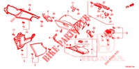 GUARNICION DE INSTRUMENTO (COTE DE PASSAGER) (LH) para Honda CR-V DIESEL 1.6 ELEGANCE 5 Puertas 6 velocidades manual 2014