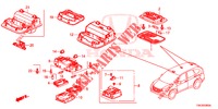 LUZ INTERIOR  para Honda CR-V DIESEL 1.6 ELEGANCE 5 Puertas 6 velocidades manual 2014