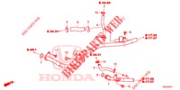 MANGUERA DE AGUA/CONDUCTO DE CALEFACTOR (DIESEL) (1.6L) para Honda CR-V DIESEL 1.6 ELEGANCE 5 Puertas 6 velocidades manual 2014