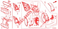 RETROVISOR/VISERA (3) para Honda CR-V DIESEL 1.6 ELEGANCE 5 Puertas 6 velocidades manual 2014