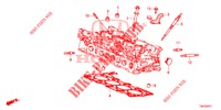 SELLO DE VAPOR DE VALVULA/BUJIA INCANDESCENCIA (DIESEL) (1.6L) para Honda CR-V DIESEL 1.6 ELEGANCE 5 Puertas 6 velocidades manual 2014
