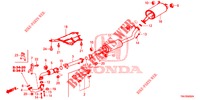 TUBERIA DE ESCAPE/SILENCIADOR (DIESEL) para Honda CR-V DIESEL 1.6 ELEGANCE 5 Puertas 6 velocidades manual 2014