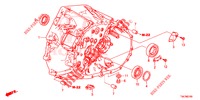 ALOJAMIENTO DE EMBRAGUE (DIESEL) (1.6L) para Honda CR-V DIESEL 1.6 EXECUTIVE NAVI 5 Puertas 6 velocidades manual 2014