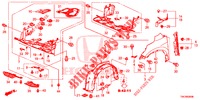 GUARDABARROS DELANTERO  para Honda CR-V DIESEL 1.6 EXECUTIVE NAVI 5 Puertas 6 velocidades manual 2014