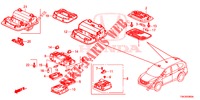 LUZ INTERIOR  para Honda CR-V DIESEL 2.2 ELEGANCE 5 Puertas 5 velocidades automática 2014