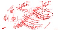 PARRILLA DELANTERA/MOLDURA  para Honda CR-V DIESEL 2.2 ELEGANCE 5 Puertas 5 velocidades automática 2014