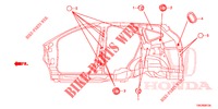ANILLO (LATERAL) para Honda CR-V DIESEL 2.2 ELEGANCE L 5 Puertas 6 velocidades manual 2014