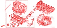 CONJ. DE MOTOR/ENS. DE TRANSMISION (DIESEL) (2.2L) para Honda CR-V DIESEL 2.2 ELEGANCE L 5 Puertas 6 velocidades manual 2014