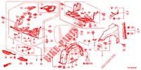 GUARDABARROS DELANTERO  para Honda CR-V DIESEL 2.2 ELEGANCE L 5 Puertas 6 velocidades manual 2014