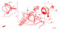 LAMPARA ANTINIEBLA  para Honda CR-V DIESEL 2.2 ELEGANCE L 5 Puertas 6 velocidades manual 2014