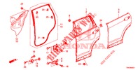 PANELES DE PUERTA TRAS.(4D)  para Honda CR-V DIESEL 2.2 ELEGANCE L 5 Puertas 6 velocidades manual 2014