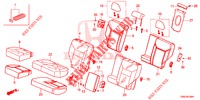 ASIENTO TRASERO/CINTURON SEGURIDAD(2D)  para Honda CR-V DIESEL 1.6 COMFORT 5 Puertas 6 velocidades manual 2015