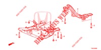 BASTIDOR SECUNDARIO DELANTERO/RAYO TRASERO  para Honda CR-V DIESEL 1.6 ELEGANCE NAVI 4WD 5 Puertas 6 velocidades manual 2015
