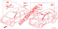 CONJUNTO DE ALAMBRES (LH) (4) para Honda CR-V DIESEL 1.6 ELEGANCE NAVI 4WD 5 Puertas 9 velocidades automática 2015