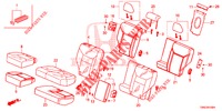 ASIENTO TRASERO/CINTURON SEGURIDAD(2D)  para Honda CR-V DIESEL 1.6 EXECUTIVE NAVI 5 Puertas 6 velocidades manual 2015